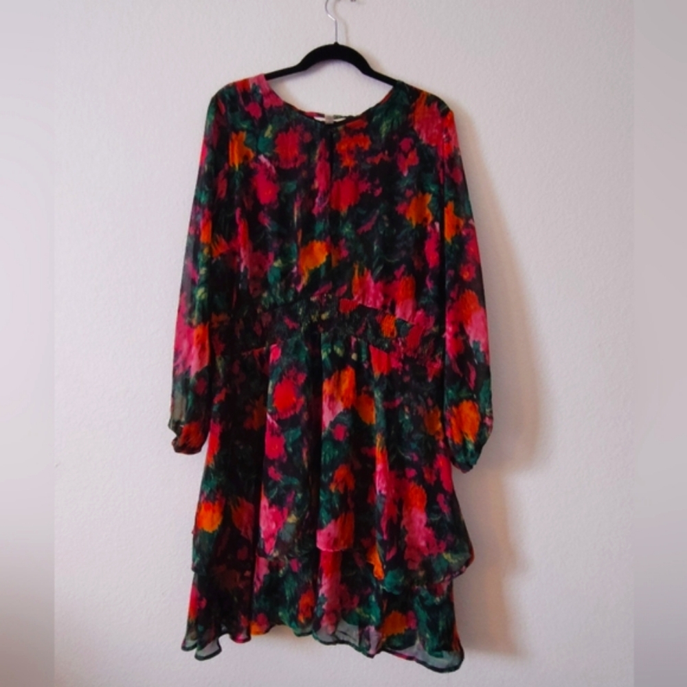 Floral Long Sleeve Dress